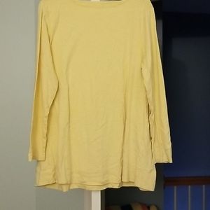 XL J. Jill Pima boat-neck tunic